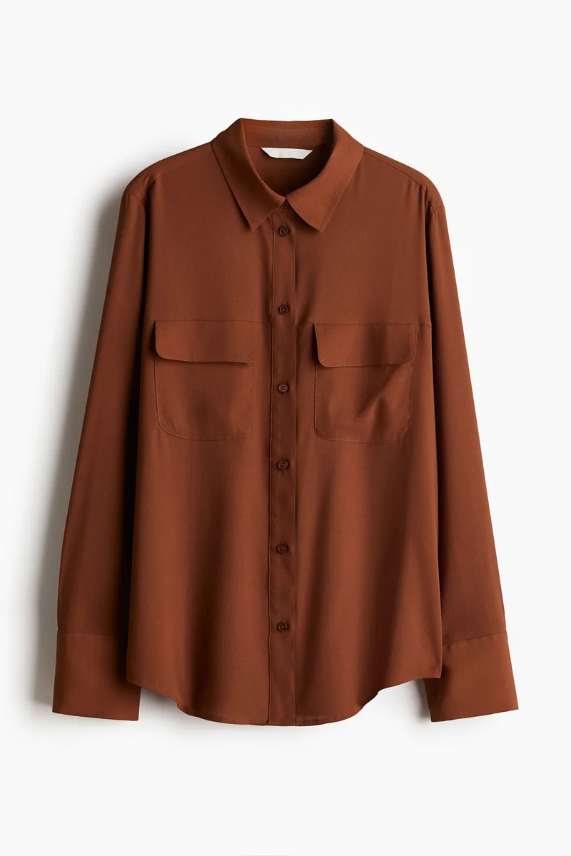 H&M Crêpe Shirt