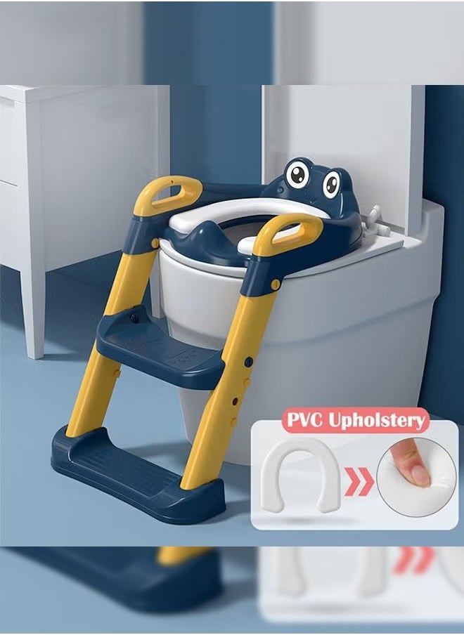 Haidue Adjustable Ladder Children's Potty Toilet Training Folding Seat  - Image 1