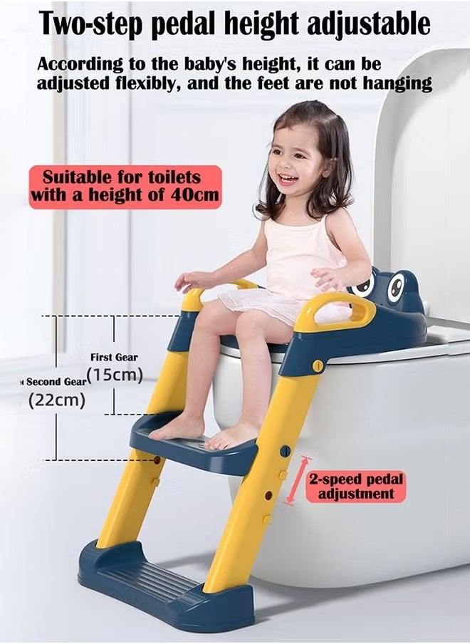 Haidue Adjustable Ladder Children's Potty Toilet Training Folding Seat  - Image 3