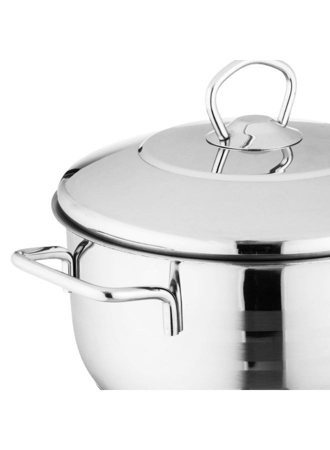 Stainless steel pot 11*18 cm 2.9 liters - Image 4