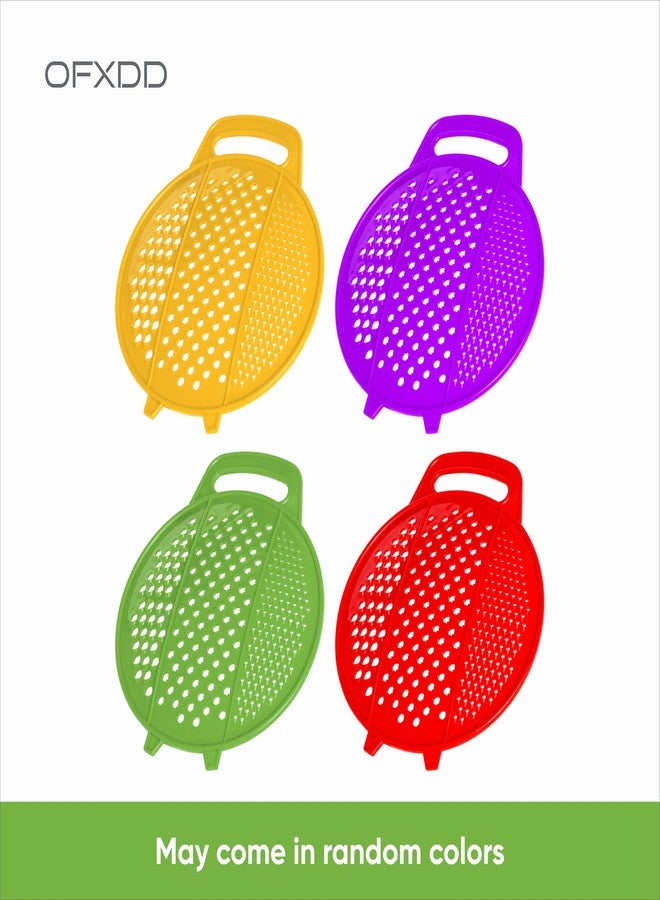 أوف إكس دي دي مبشرة بلاستيكية مسطحة صغيرة الحجم - عبوة من 3 قطع - مبشرات جبن مريحة - مبشرة يدوية خشنة - مبشرة بارميزان يدوية للمطبخ - Image 3