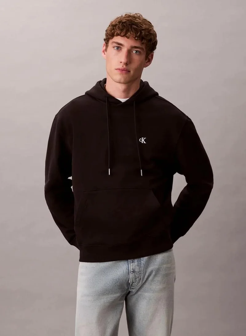 Calvin Klein Cotton Terry Monogram Hoodie