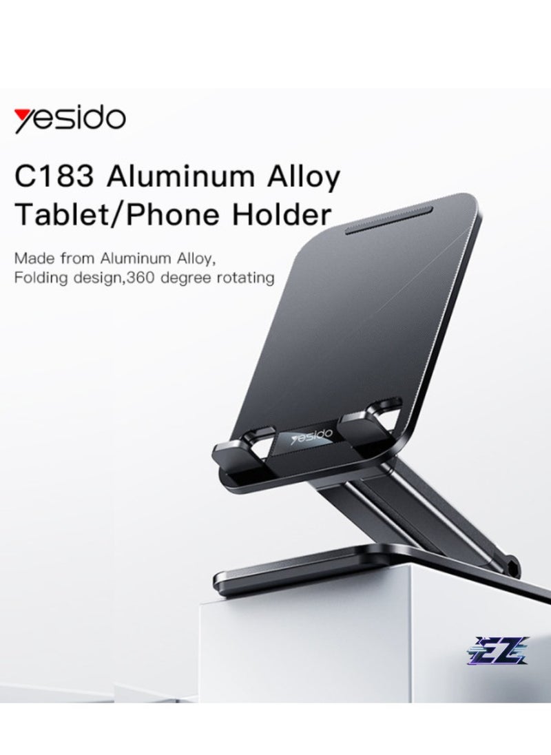 ELTRAZONE Desktop Tablet Stand Aluminum Alloy Foldable Extend Support Desk Mobile Phone Holder  - Image 2