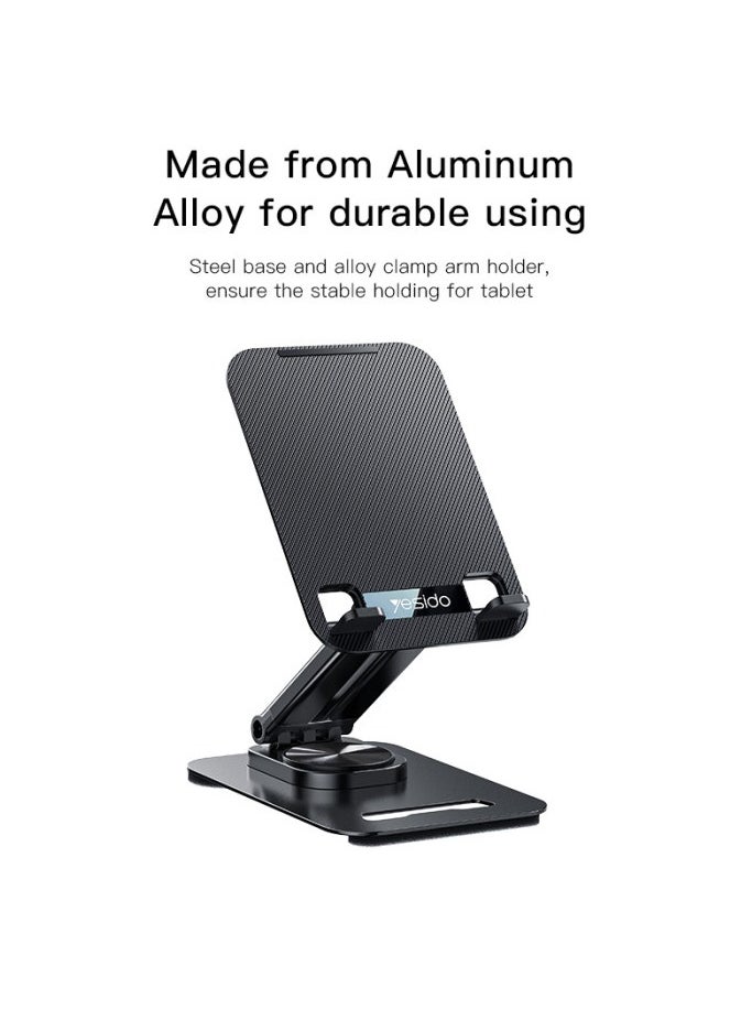 ELTRAZONE Desktop Tablet Stand Aluminum Alloy Foldable Extend Support Desk Mobile Phone Holder  - Image 3