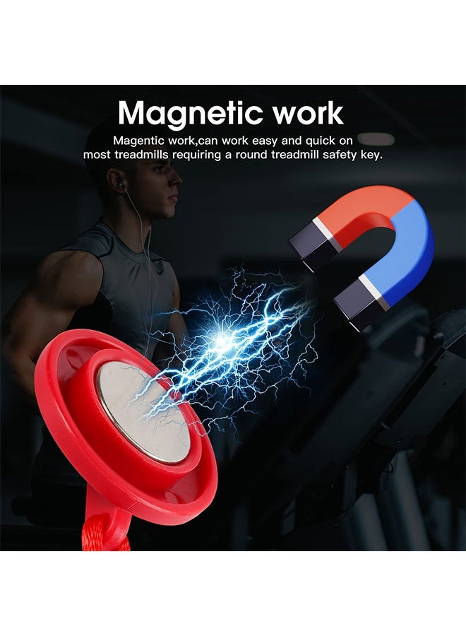 WINEENEE Magnetic Treadmill Safety Key Universal Replacement 5.8x2.7x1.5cm for Home Gym Workout Exercise Equipment - Image 3