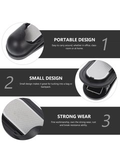 Excefore Charcoal Pencil Sharpener 2Pcs Sketch Pencil Sharpener Drawing Pencil Sharpener Clamp Pencil Grinder for Sharpening Black Lead Pointer Clip Holder  - Image 4