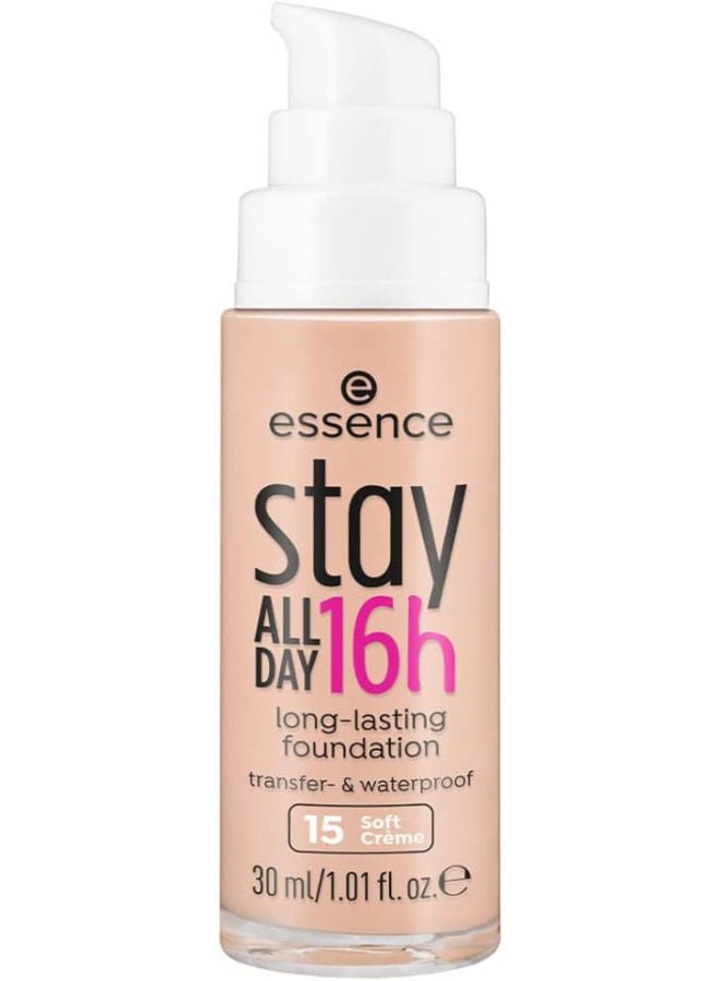 Essence Stay All Day Foundation Cream 15 Soft Crème - Image 2