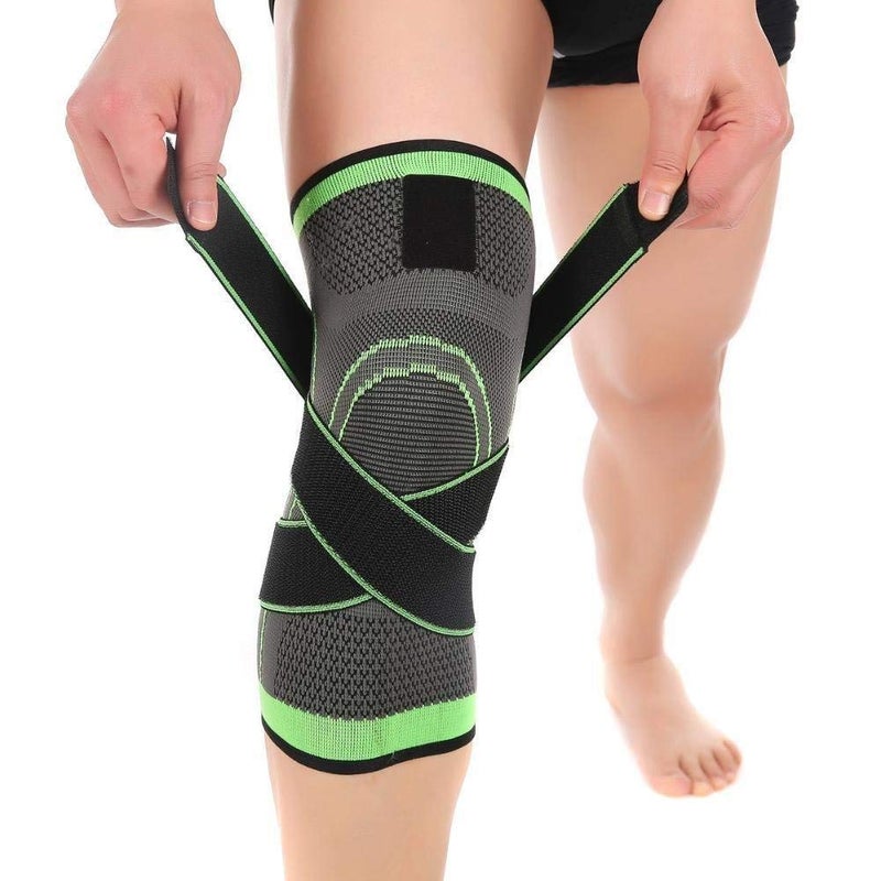Vitoki Knee Supports for Arthritis Joint Pain 1 Pack, Knee Brace for Men & Women Knee Sleeve for Meniscus Tear ACL Running Workout Basketball Gym Green XX-Large - Image 1