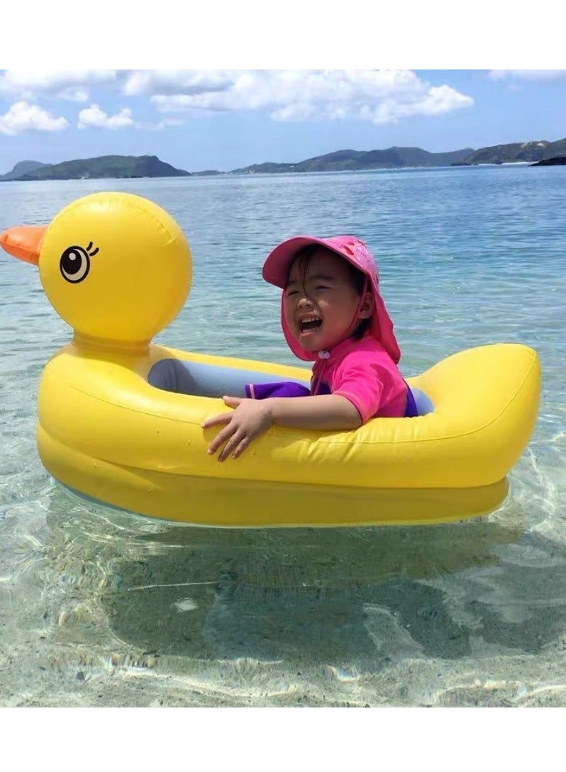 INTEX Portable Inflatable Lightweight Compact Duck Shape Swimming Pool - Baby Inflatable Swimming Pool/Indoor or Outdoor Portable Inflatable Float for Kids 90x50x25cm - Image 5