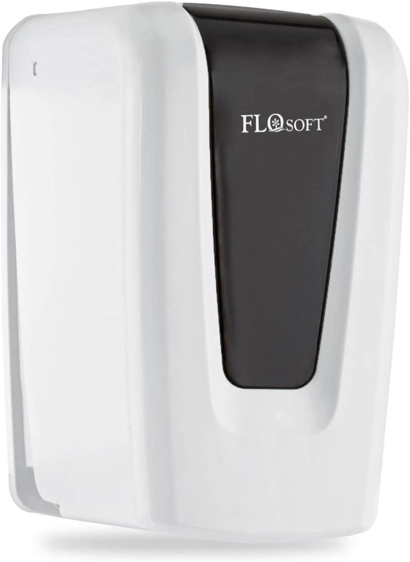 FLOSOFT Flow soft Liquid Soap Dispenser 650ml, White & Black 