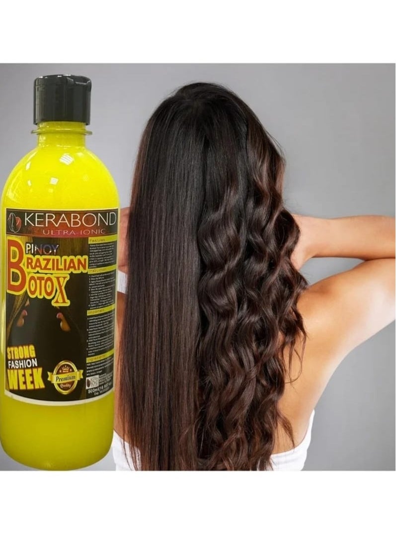 KERABOND - Kerabond Ultra Ionic Brazilian Botox Hair Treatment 500ml - Strong - Image 1