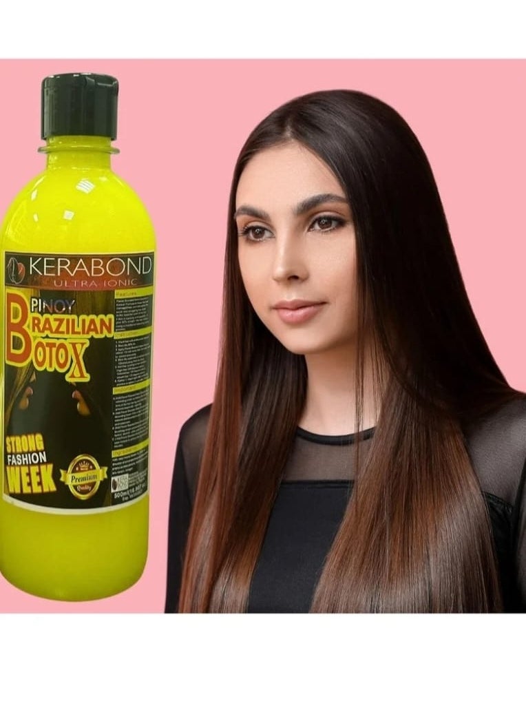 KERABOND - Kerabond Ultra Ionic Brazilian Botox Hair Treatment 500ml - Strong - Image 1
