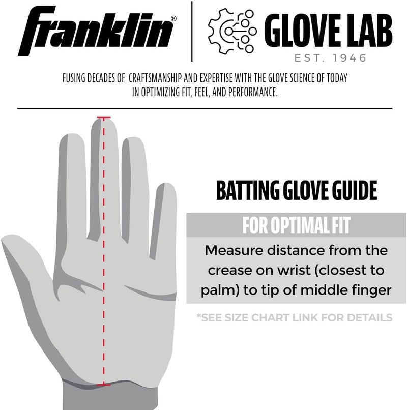 Franklin Sports قفازات البيسبول + سوفتبول للبالغين والشباب MLB لجميع الأحوال الجوية - قفازات الطقس البارد - Image 5