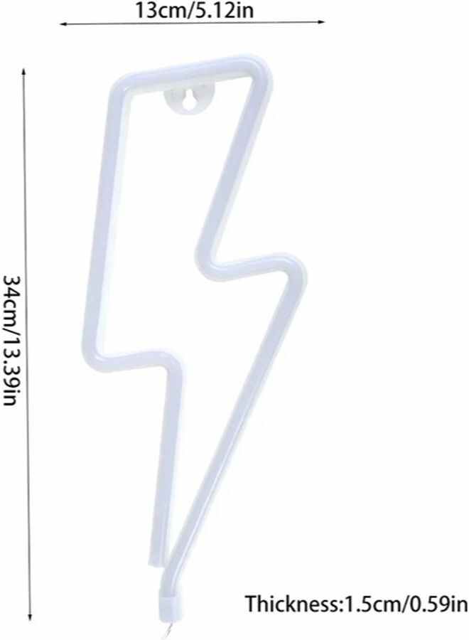 نيبمينينت مصباح إضاءة LED نيون للديكور أزرق 34.5x14x1.2سم - Image 5