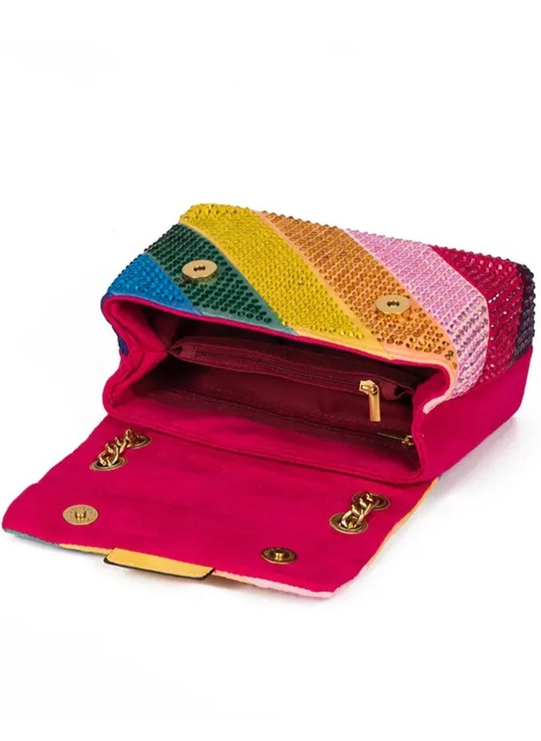 Kurt Geiger London - Kurt Geiger London mini fabric kensington bag - Image 1