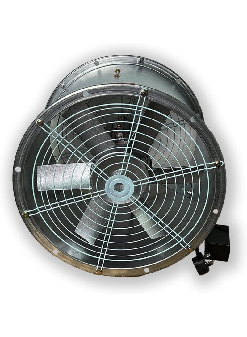 Powerstar Commercial Axial Exhaust Canopy Fan | Heavy Duty Metal Extractor | High Airflow Ventilation for Kitchen & Restaurant 16" (400mm) - Image 1