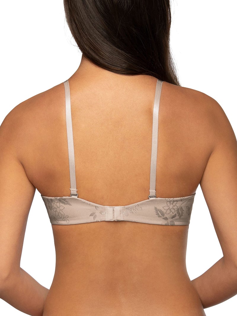 Vanity Fair Womens Ego Boost Add-a-size (+1 Cup Size) Push Up Bra, Underwire - Beige Jacquard, 34A US - Image 3