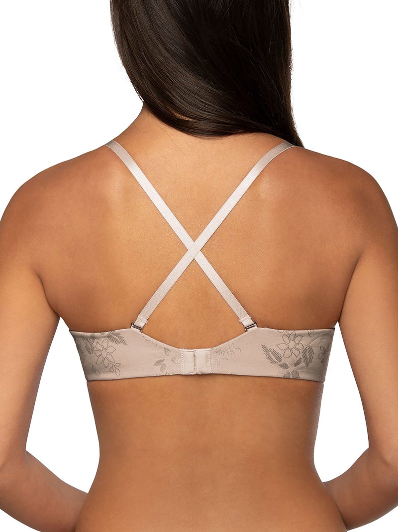 Vanity Fair Womens Ego Boost Add-a-size (+1 Cup Size) Push Up Bra, Underwire - Beige Jacquard, 34A US - Image 4