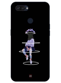 Protective Printed Mobile Cover Girl Head With Hearts For Oppo A12 2020