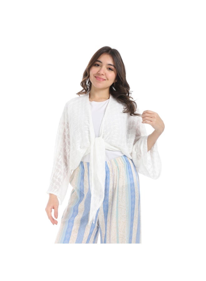 Coctail 1438-cardigan-white  - Image 1