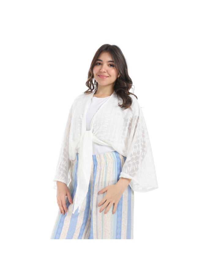 Coctail 1438-cardigan-white  - Image 2
