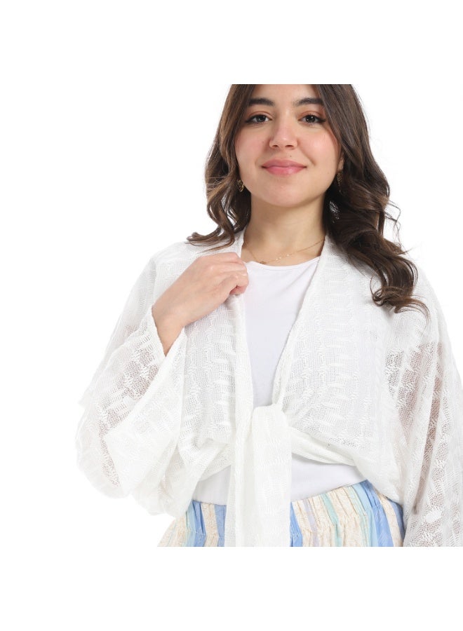 Coctail 1438-cardigan-white  - Image 4