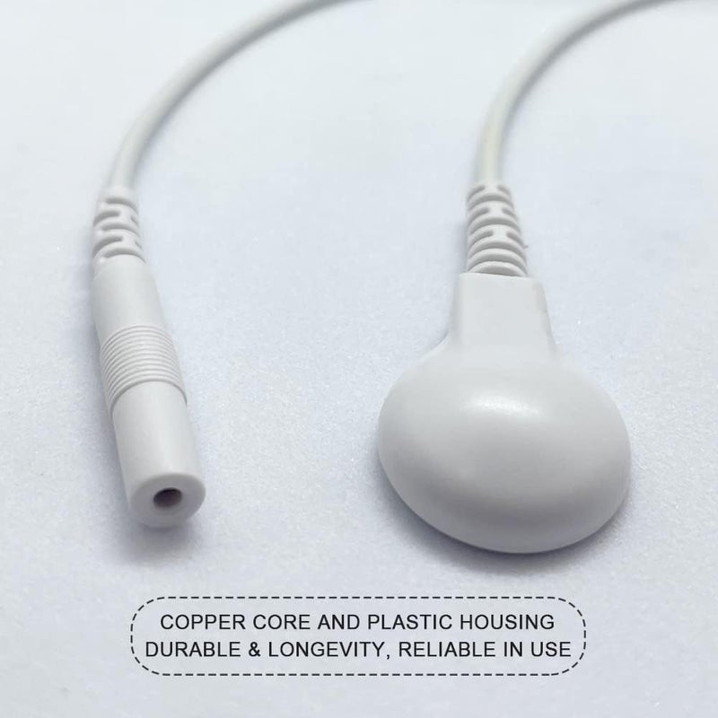LODMOD 4 Pcs Electrode Lead Wire Adapters, Convert 2mm Pin to 3.5mm Snap - Compatible with TENS, EMS, IF Units - Image 5