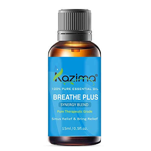 KAZIMA BREATHE PLUS BLEND ESSENTIAL Oil (15ml) Pure Therapeutic Grade - Image 3