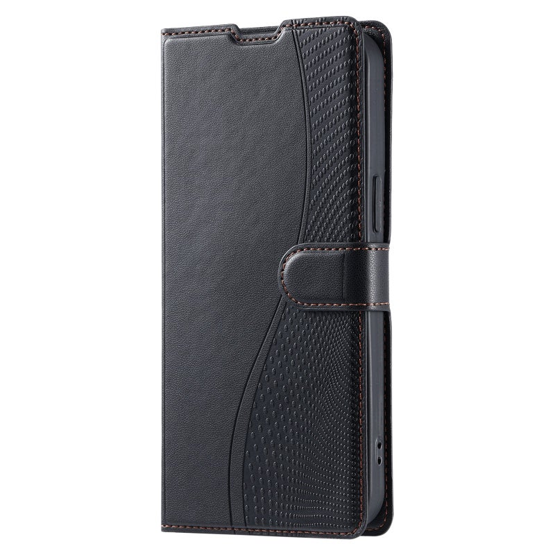 HuHa Case Cover For Google Pixel 9 Pro XL Voltage Ultra-thin Dot Leather Phone Case(Black) - Image 2