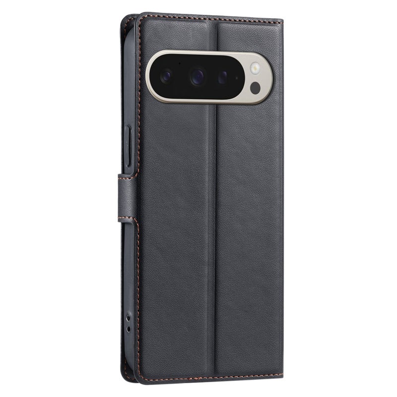 HuHa Case Cover For Google Pixel 9 Pro XL Voltage Ultra-thin Dot Leather Phone Case(Black) - Image 3