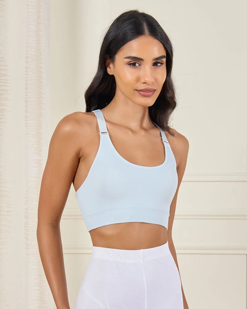 REDTAG Women Blue Padded Wired T-Shirt Bra