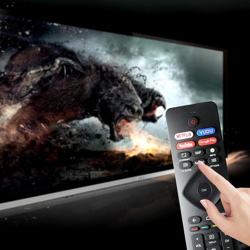 Ozuly TV Remote Control Replacement Compatible with All Philips Android 4K Ultra HD LED Smart LED TV NH800UP RF402A-V14 - Image 5