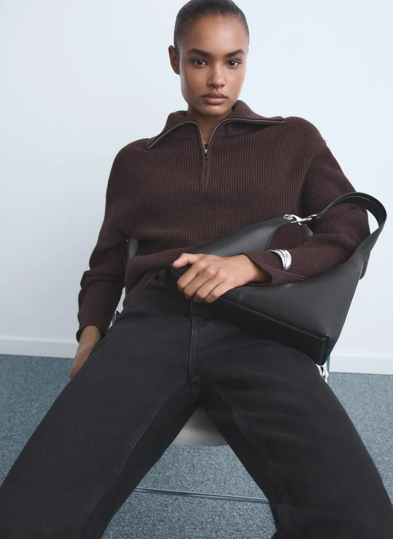 مانجو جينز موم  بخصر مرتفع