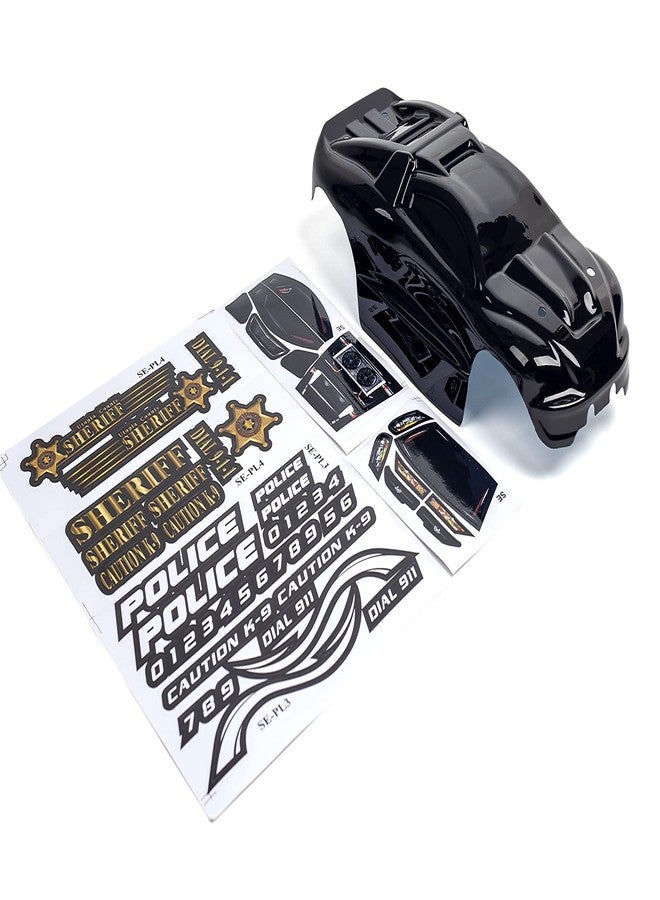 SummitLink Custom Body Police Style Compatible for e-Revo Mini 1/16 Scale RC Car or Truck (Truck not Included) ERMN-PB-01 - Image 1
