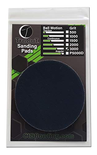 Creating the Difference TruCut Sanding Pads | Made Specifically for Bowling Balls | Resurfacing – Surface Management (3000 Grit, 5 inch) - Image 1