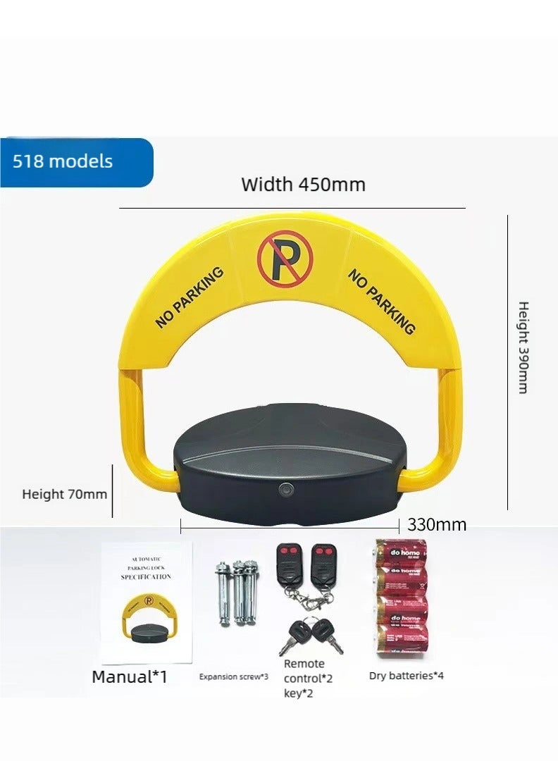 Automatic Parking Lock - Wireless, Anti-Crash, IP67 Waterproof for Reserved EV/Car Spots - Image 2