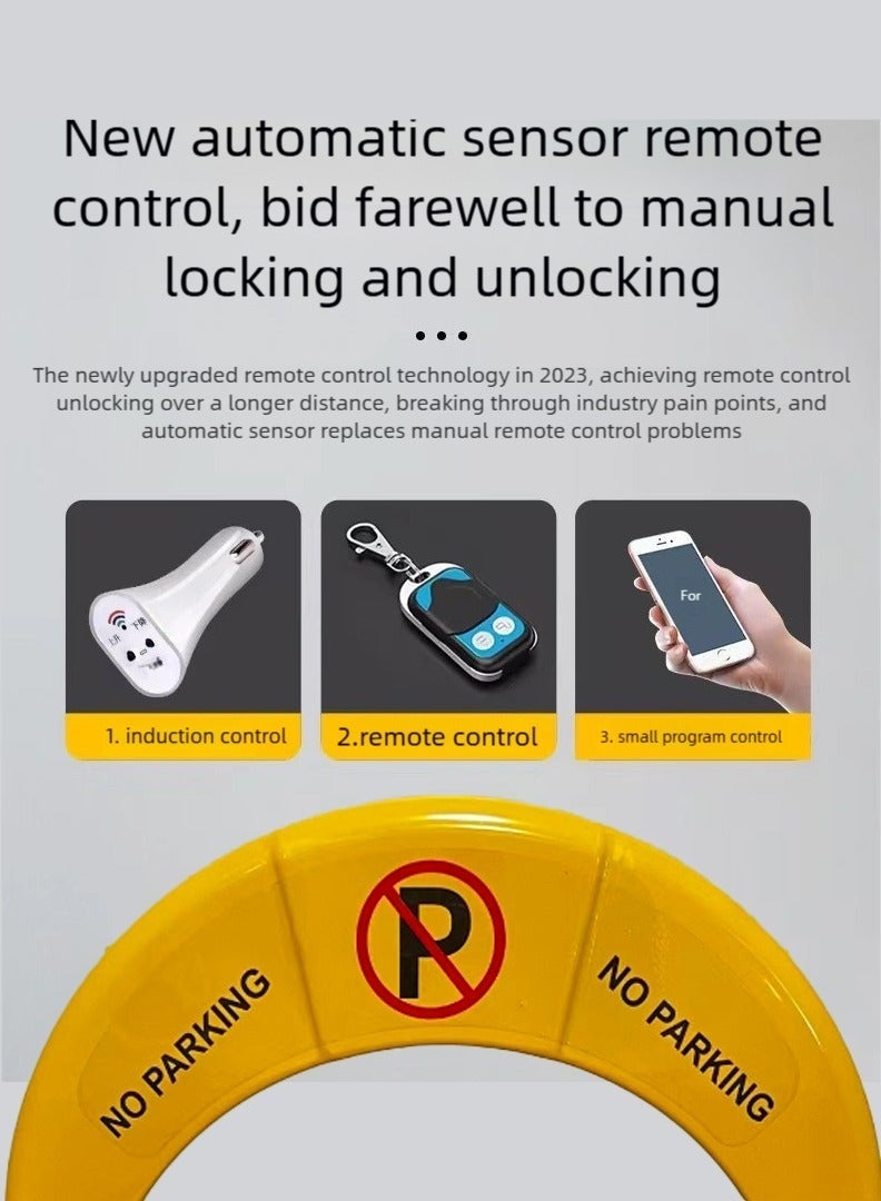 Automatic Parking Lock 45cm Width - Wireless, Anti-Crash, IP67 Waterproof for Reserved EV/Car Spots - Image 4