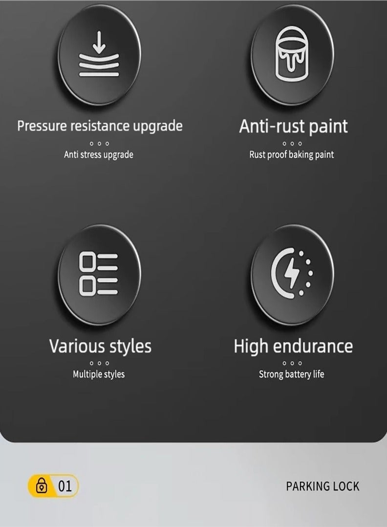 Automatic Parking Lock 45cm Width - Wireless, Anti-Crash, IP67 Waterproof for Reserved EV/Car Spots - Image 3