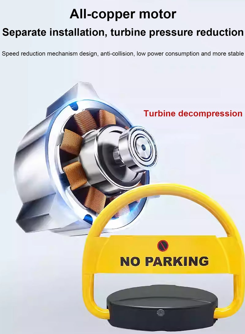 قفل وقوف السيارات التلقائي - عديم الأسلاك، مقاوم للتصادم، ومقاوم للماء بنسبة IP67 لمناطق وقوف السيارات/السيارات الكهربائية المحجوزة\ - Image 5