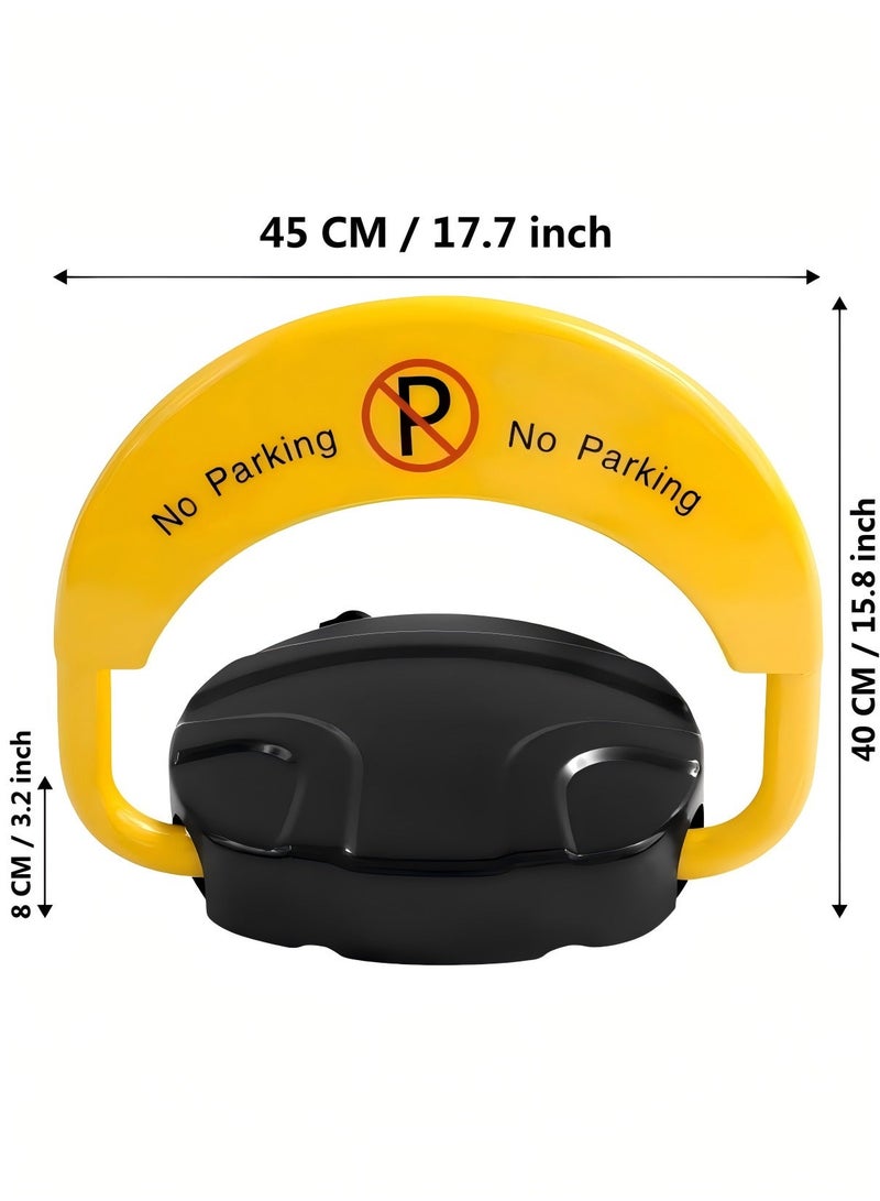 قفل وقوف بالتحكم عن بعد بعرض 45 سم - لاسلكي، مقاوم للاصطدام، مقاوم للماء IP67 للمواقف المحجوزة للسيارات الكهربائية/السيارات - Image 2