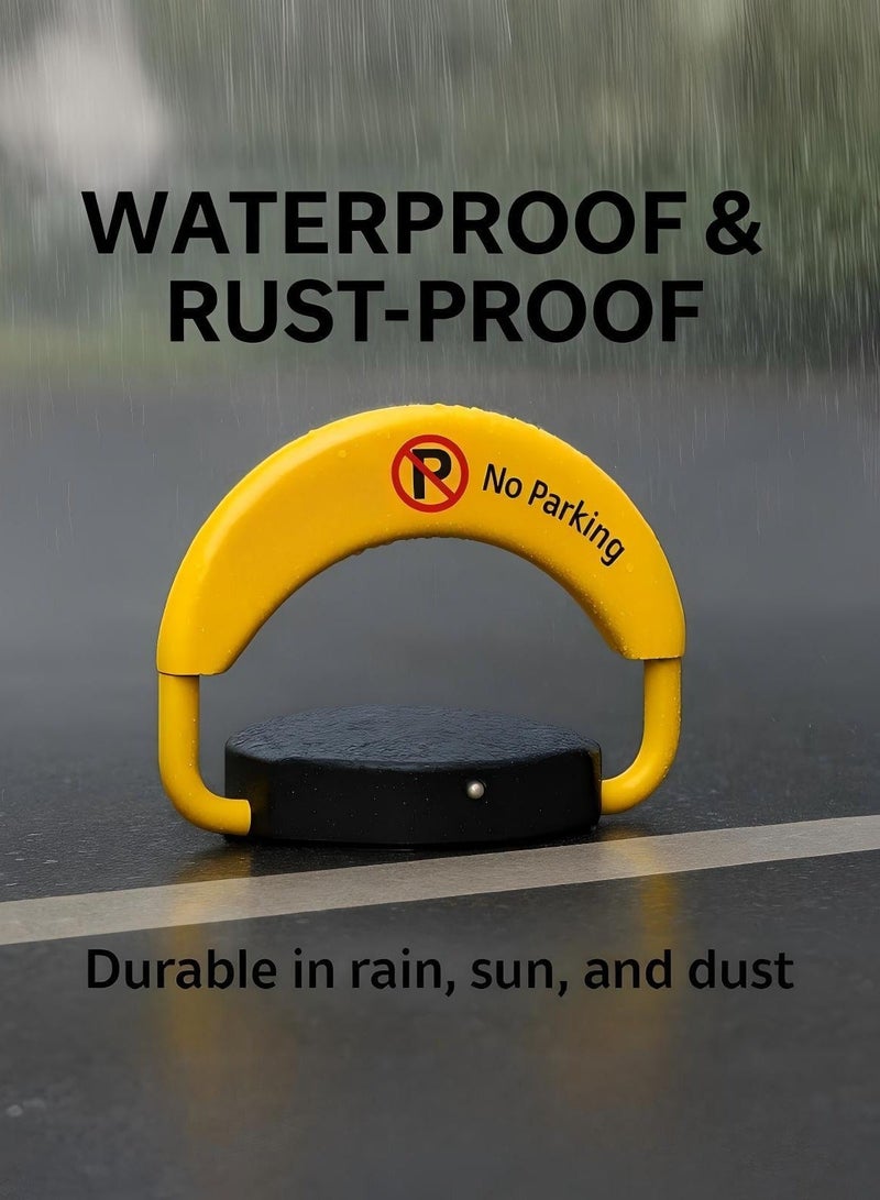 قفل وقوف بالتحكم عن بعد بعرض 45 سم - لاسلكي، مقاوم للاصطدام، مقاوم للماء IP67 للمواقف المحجوزة للسيارات الكهربائية/السيارات - Image 4