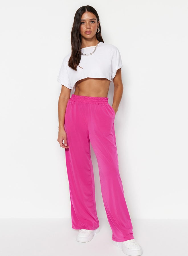 trendyol Pants - Pink - Wide leg  - Image 1