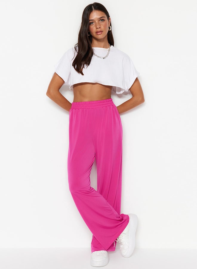trendyol Pants - Pink - Wide leg  - Image 3