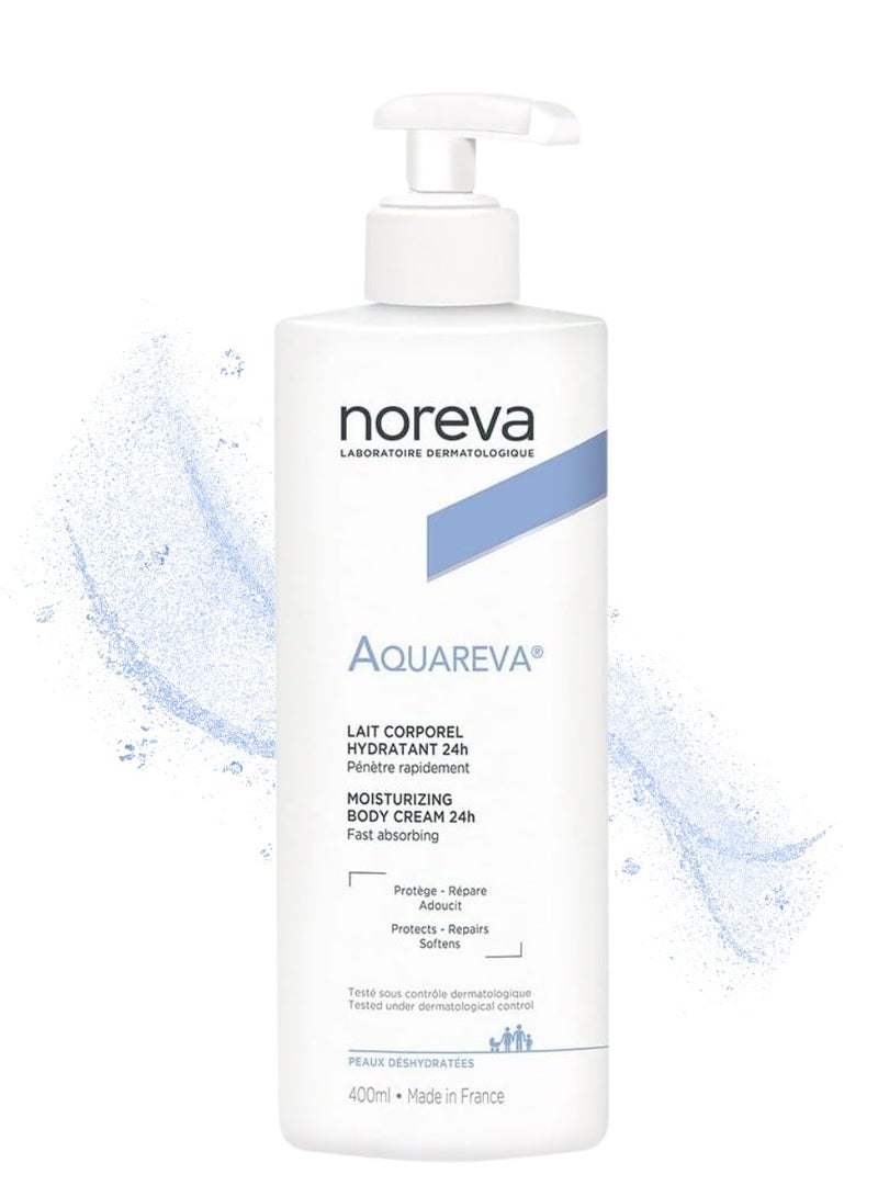 Noreva Aquareva 24H Moisturizing Body Cream 400ml - Image 1
