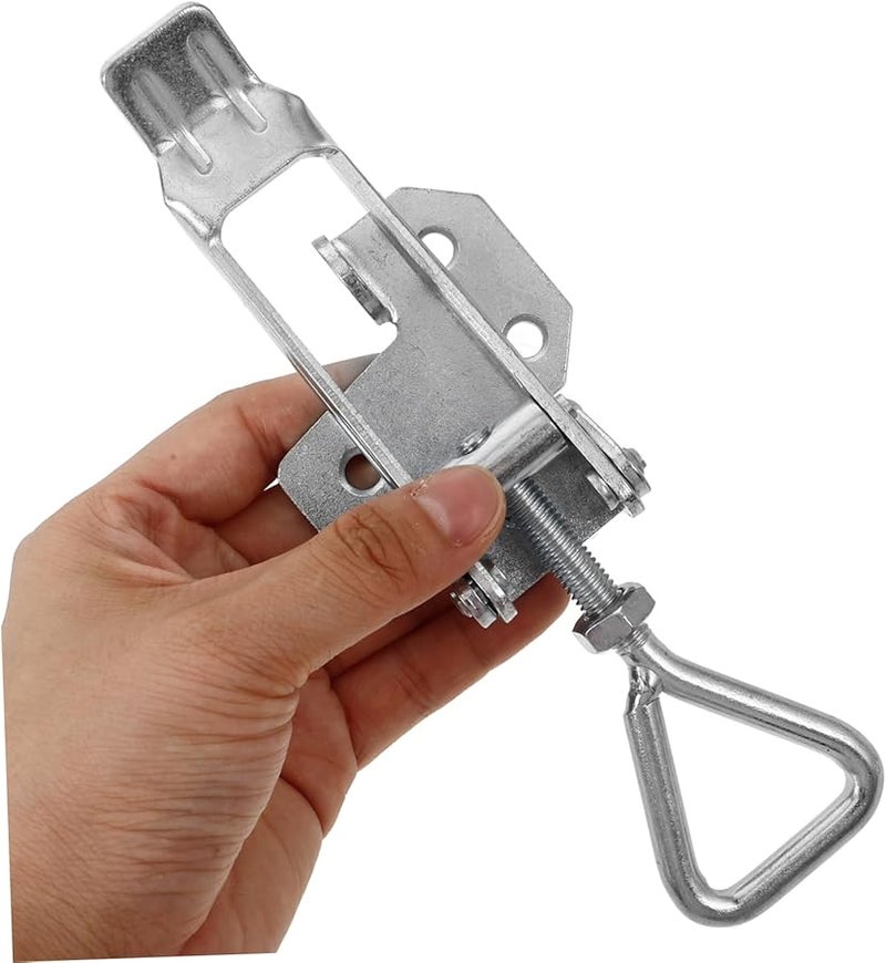 Silver Heavy Duty Trailer Latch Assembly for Cargo Door Closure 20 5X6X2 3CM - Image 4