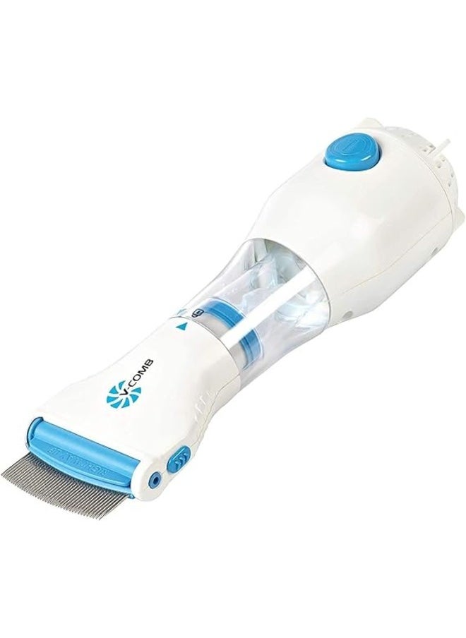 Licetec V-Comb Electric Lice Comb, Electric Head Lice Suction Comb, Non-stick Head Lice Treatment, Lice Hunting Comb, Head Lice Combs, Head Lice Hair Cleaners  - Image 1