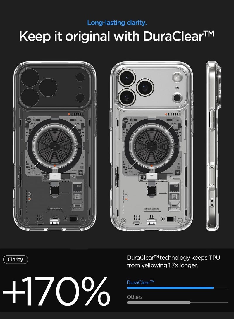 Spigen Ultra Hybrid MagFit iPhone 17 PRO Case Cover with MagSafe (2025) - Neo One - Image 4