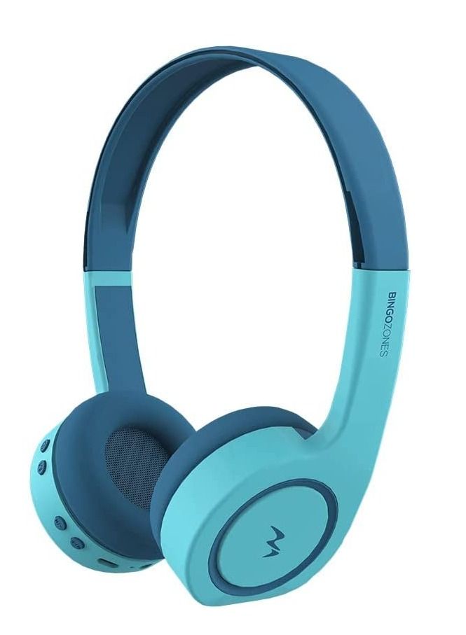 Bingozones B18 Kid Headphones with microphone for School, Wired Headset for Children Toddlers Girls with 85db Volume Limit Green