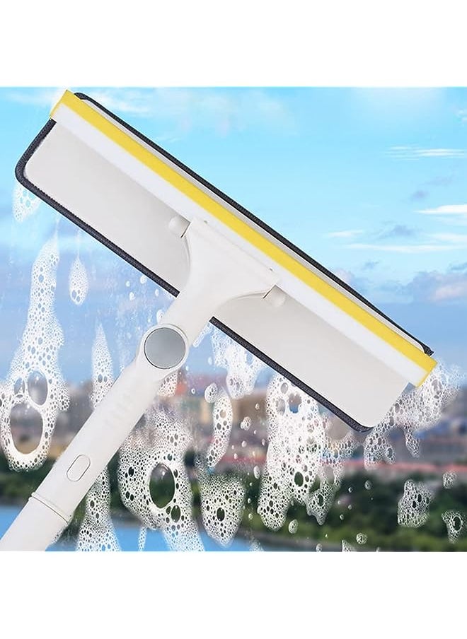 GEDUORIE Telescopic Window Cleaning Kit,Window Squeegee 2-in-1 Cleaner with Microfiber Scrubber,Indoor and Outside Window Glass Washing Tools with Long Extendable Handle  - Image 1