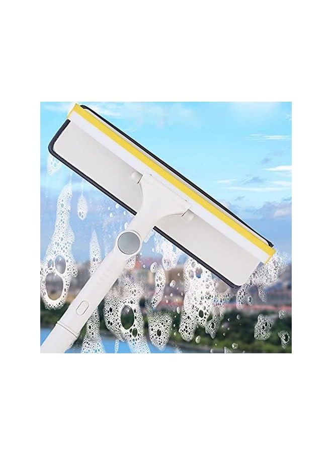 GEDUORIE Telescopic Window Cleaning Kit,Window Squeegee 2-in-1 Cleaner with Microfiber Scrubber,Indoor and Outside Window Glass Washing Tools with Long Extendable Handle  - Image 2